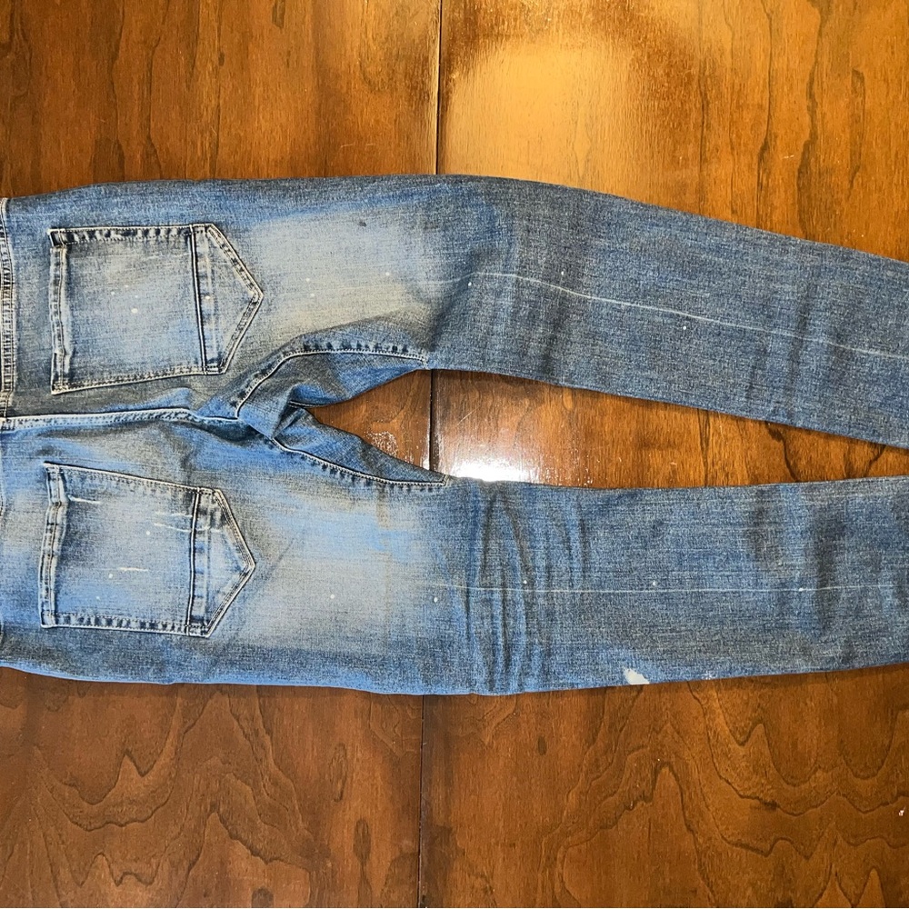 Men's Cotton On Distressed Slim Denim Joggers - Picture 3 of 11